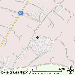 長崎県雲仙市吾妻町栗林名1542周辺の地図