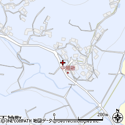 長崎県諫早市天神町周辺の地図