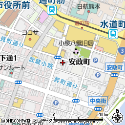 cafe Hanamori かふぇ はなもり 熊本安政町店周辺の地図