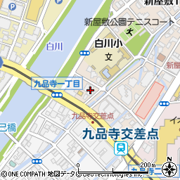 トヨタレンタリース熊本大甲橋店周辺の地図