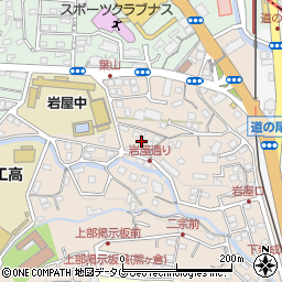 長崎県長崎市岩屋町28周辺の地図