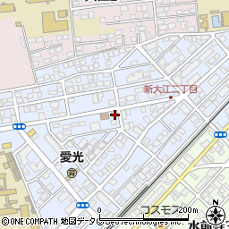 有限会社ベステックス熊本周辺の地図