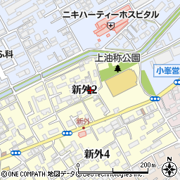 岡元マッサージ院周辺の地図