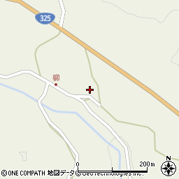 熊本県上益城郡山都町柳680周辺の地図