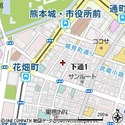 炊き肉 牛ちゃん 熊本銀杏北通り店周辺の地図