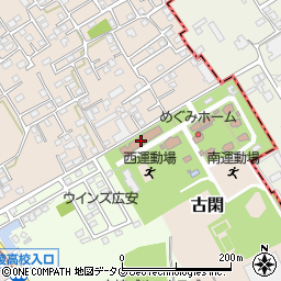 広安愛児園周辺の地図