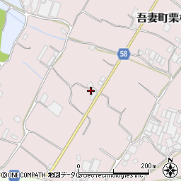 長崎県雲仙市吾妻町栗林名1693周辺の地図