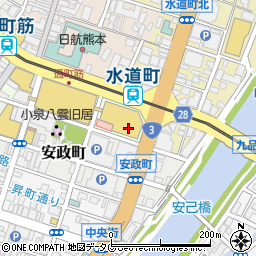 フェラガモ鶴屋百貨店周辺の地図