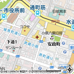 スターバックスコーヒー 蔦屋書店 熊本三年坂店周辺の地図