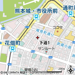 坂上酒場 熊本下通り店周辺の地図