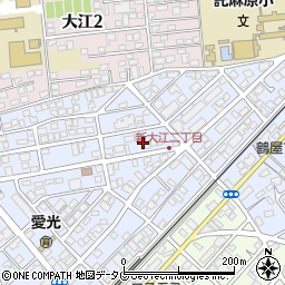 株式会社ミロク企画　熊本支店周辺の地図