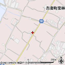 長崎県雲仙市吾妻町栗林名1566周辺の地図