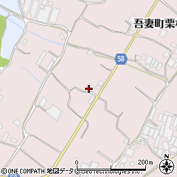 長崎県雲仙市吾妻町栗林名1692周辺の地図