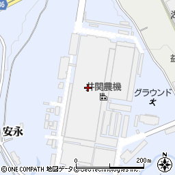 井関熊本製造所診療所周辺の地図