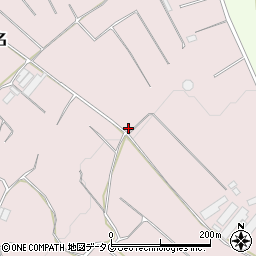 長崎県雲仙市吾妻町栗林名1277周辺の地図