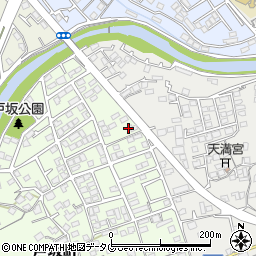 熊本県熊本市西区戸坂町1-16周辺の地図