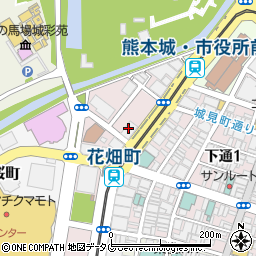 みずほ銀行熊本支店 ＡＴＭ周辺の地図