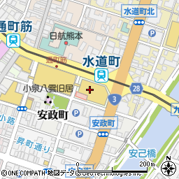 株式会社鶴屋百貨店　東館４階紳士靴周辺の地図