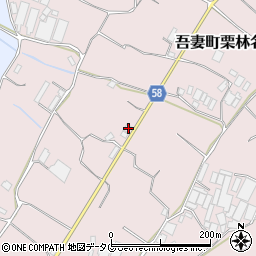 長崎県雲仙市吾妻町栗林名1568周辺の地図