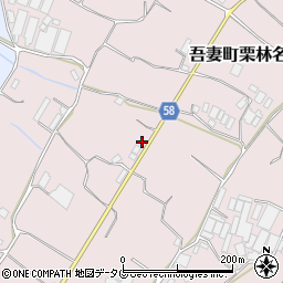 長崎県雲仙市吾妻町栗林名1567周辺の地図