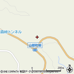 熊本県上益城郡山都町柳887-1周辺の地図