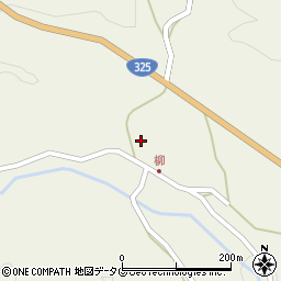 熊本県上益城郡山都町柳687周辺の地図