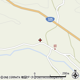 熊本県上益城郡山都町柳420周辺の地図