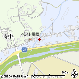熊本県上益城郡益城町田原127周辺の地図