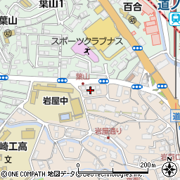 長崎県長崎市岩屋町26周辺の地図