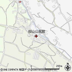 桜山公民館周辺の地図