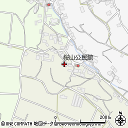 長崎県雲仙市愛野町桜山周辺の地図