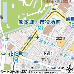 株式会社九州博報堂　熊本支社周辺の地図