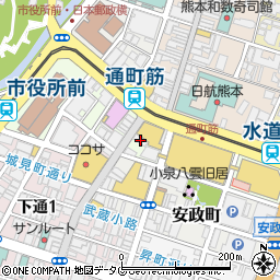 サンマルクカフェ熊本下通り店周辺の地図