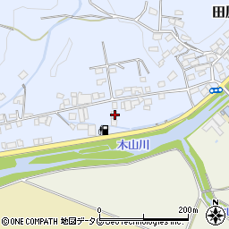 熊本県上益城郡益城町田原184周辺の地図