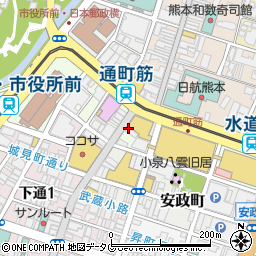 〒860-0808 熊本県熊本市中央区手取本町の地図