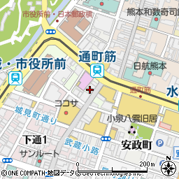 ドトールコーヒーショップ熊本下通り店周辺の地図