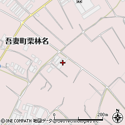 長崎県雲仙市吾妻町栗林名1533周辺の地図