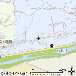 熊本県上益城郡益城町田原171周辺の地図