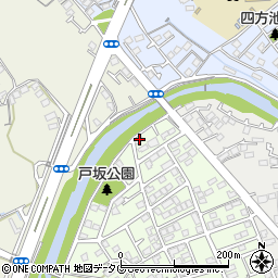 熊本県熊本市西区戸坂町1-87周辺の地図
