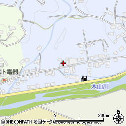 熊本県上益城郡益城町田原171-4周辺の地図