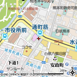 靴下屋Ｌｉｆｅ＆Ｆｅｅｌ熊本下通り店周辺の地図