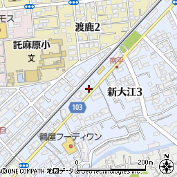 熊本中小企業育成協会周辺の地図