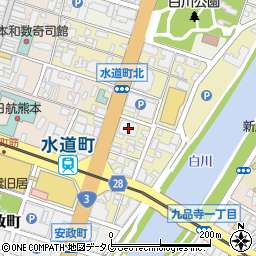 朝日生命保険相互会社　熊本支社周辺の地図