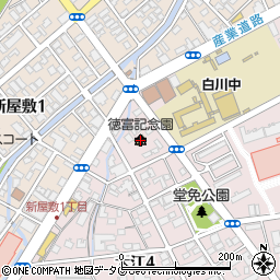 熊本被服周辺の地図