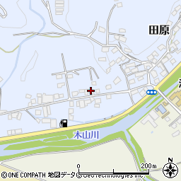 熊本県上益城郡益城町田原193周辺の地図