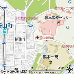ファミリーマート熊本古城町店周辺の地図