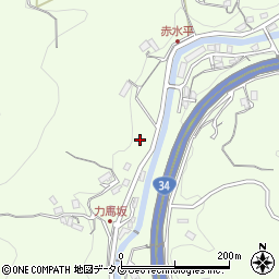 浦上川周辺の地図