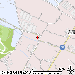 長崎県雲仙市吾妻町栗林名1671周辺の地図