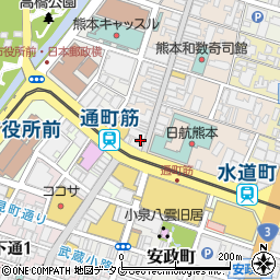 岡田珈琲 上通店周辺の地図