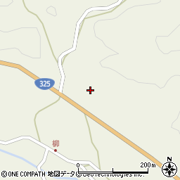 熊本県上益城郡山都町柳652-2周辺の地図